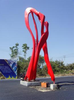 hj1730 不銹鋼雕塑—舞_青島國際服裝城不銹鋼雕塑、石雕、玻璃鋼雕塑_濱州宏景雕塑有限公司